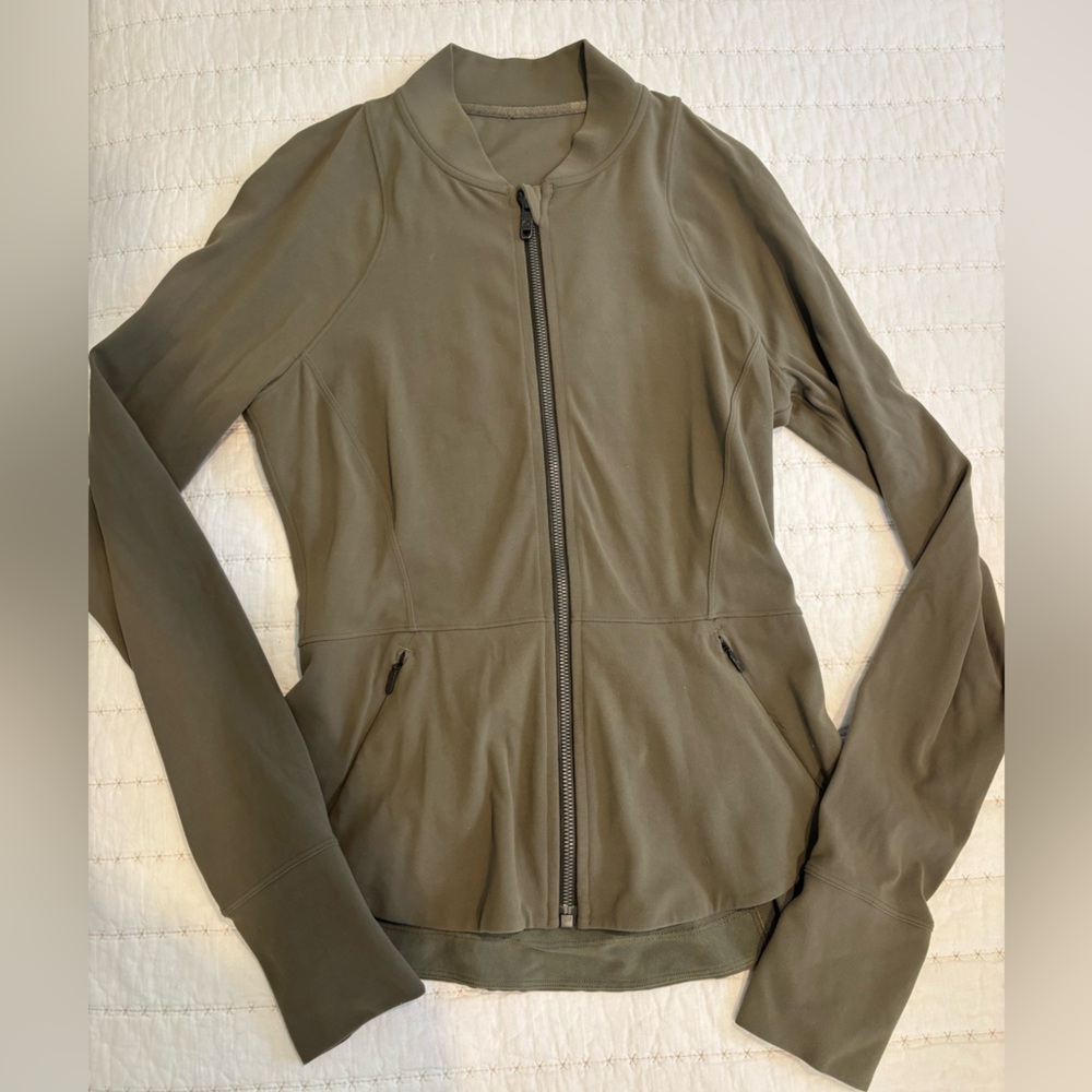 Olive Green Lululemon Jacket